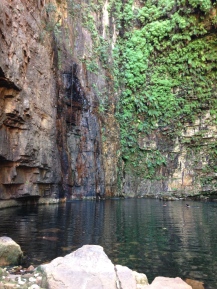 Inside Emma Gorge. It's hard to capture the height and depth of this dramatic gorge.